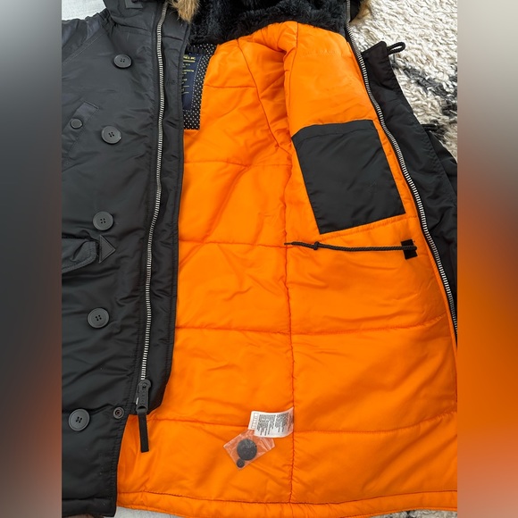 Alpha Industries N-3B SLIM FIT PARKA, Fits S/M - Picture 9 of 9